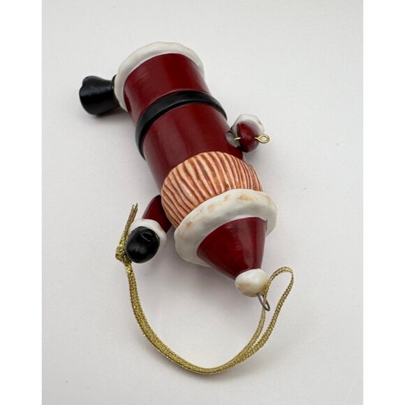 Hallmark Keepsake Christmas Ornament Santa Time Capsule with Scroll Inside 2001 - Picture 10 of 12